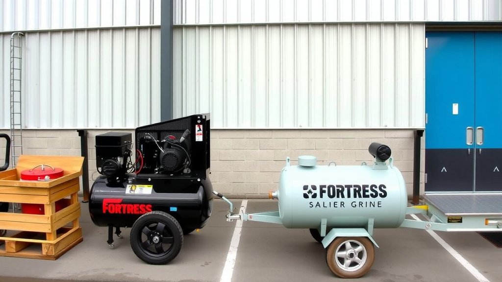 Comparing Fortress and Husky Air Compressor Options