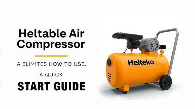 Helteko Portable Air Compressor: A Quick Start Guide
