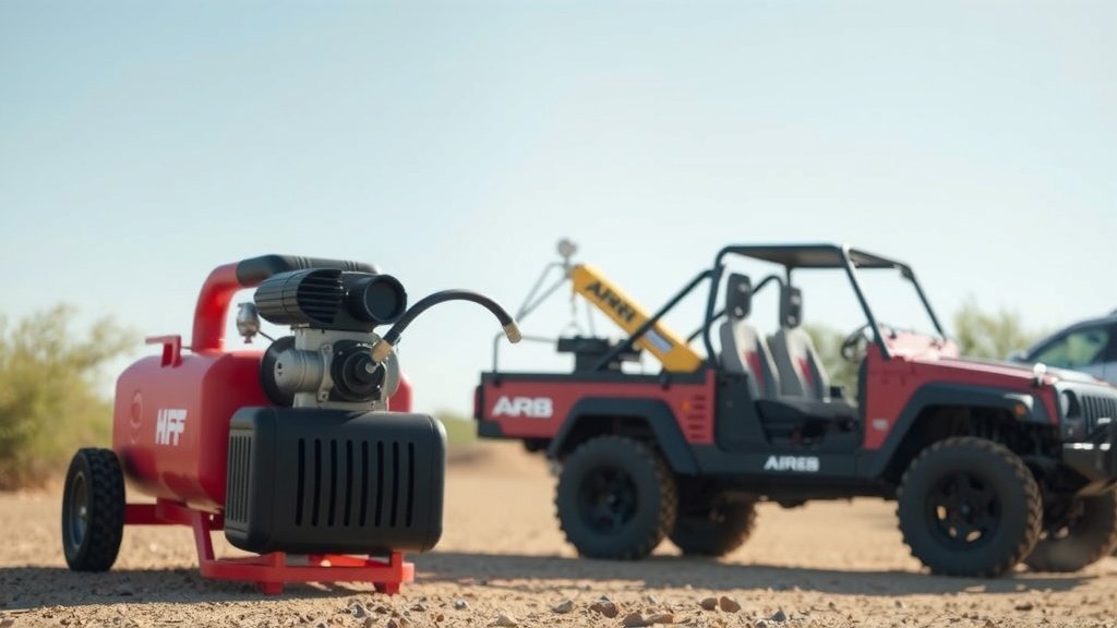 Portable Air Compressor Showdown: HF vs. ARB