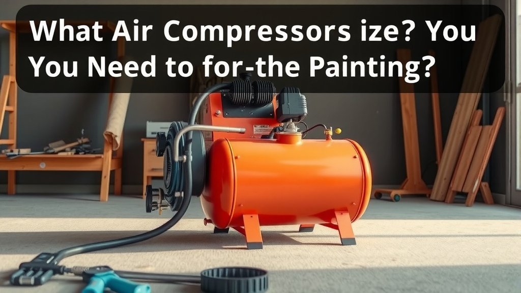 What Air Compressor Size Do You Need for Painting?