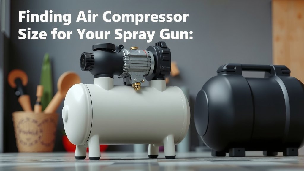 Finding the Right Air Compressor Size for Your Spray Gun