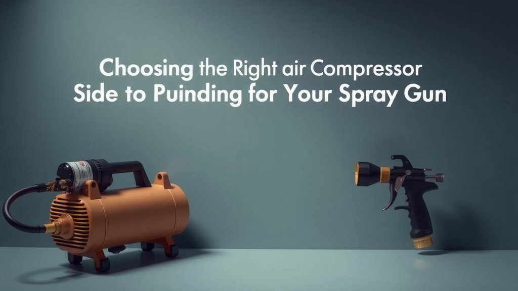 Choosing the Right Air Compressor Size for Your Spray Gun