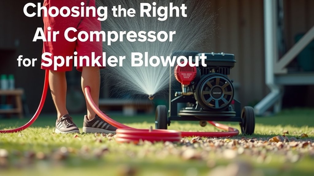 Choosing the Right Air Compressor for Sprinkler Blowout