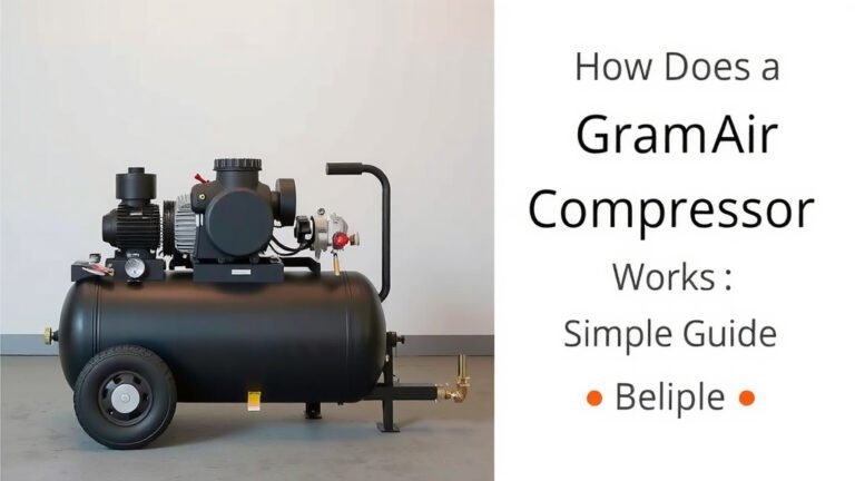 How a Gas Air Compressor Works: A Simple Guide