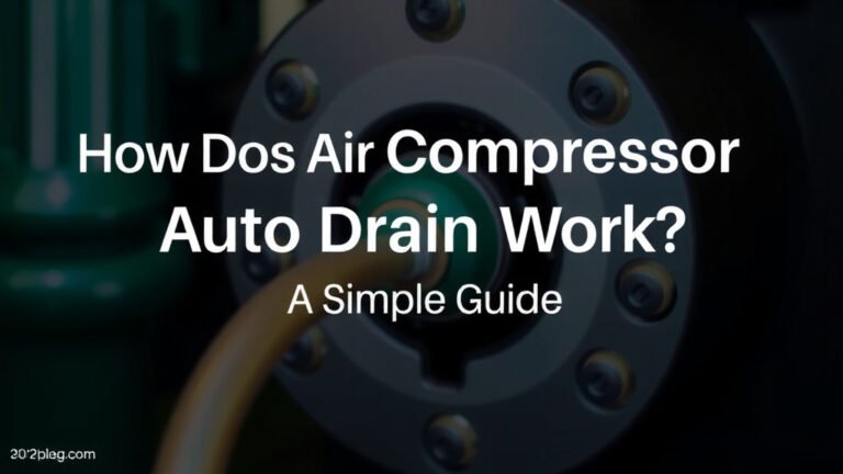 How Air Compressor Auto Drains Work: A Simple Guide