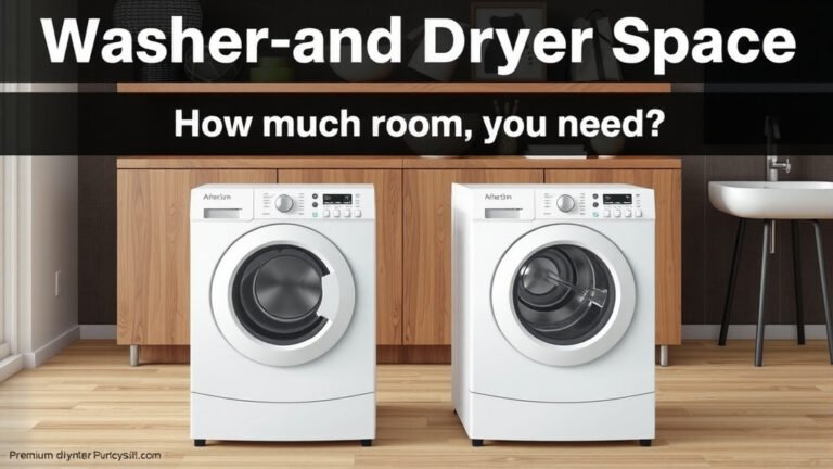Washer and Dryer Space: How Much Room Do You Need