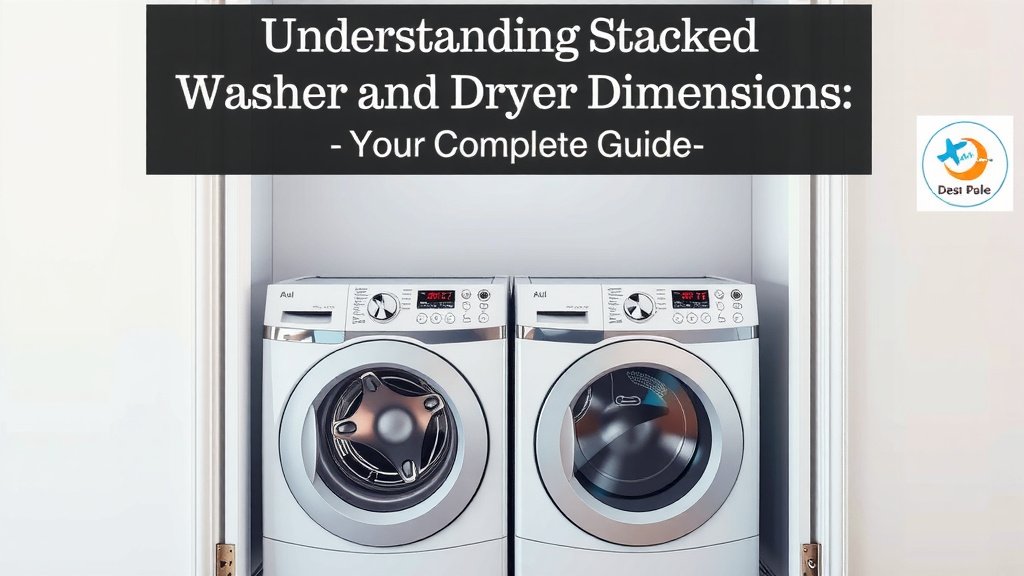 Understanding Stacked Washer and Dryer Dimensions