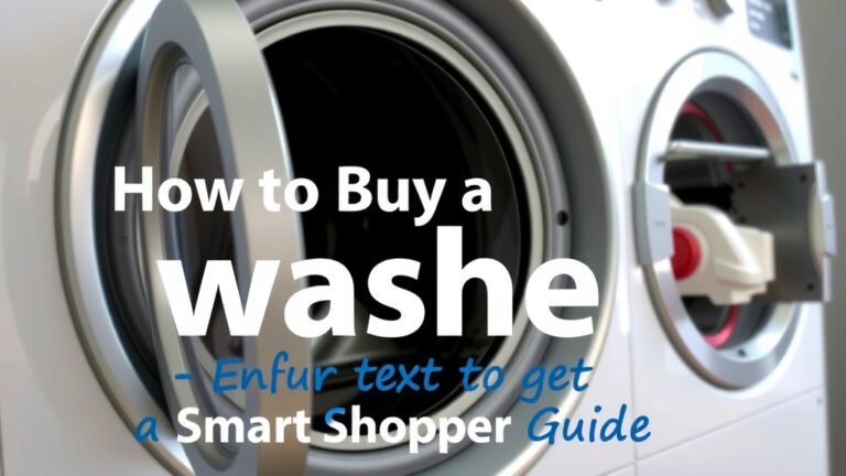 How to Buy a Washer: A Smart Shopper’s Guide