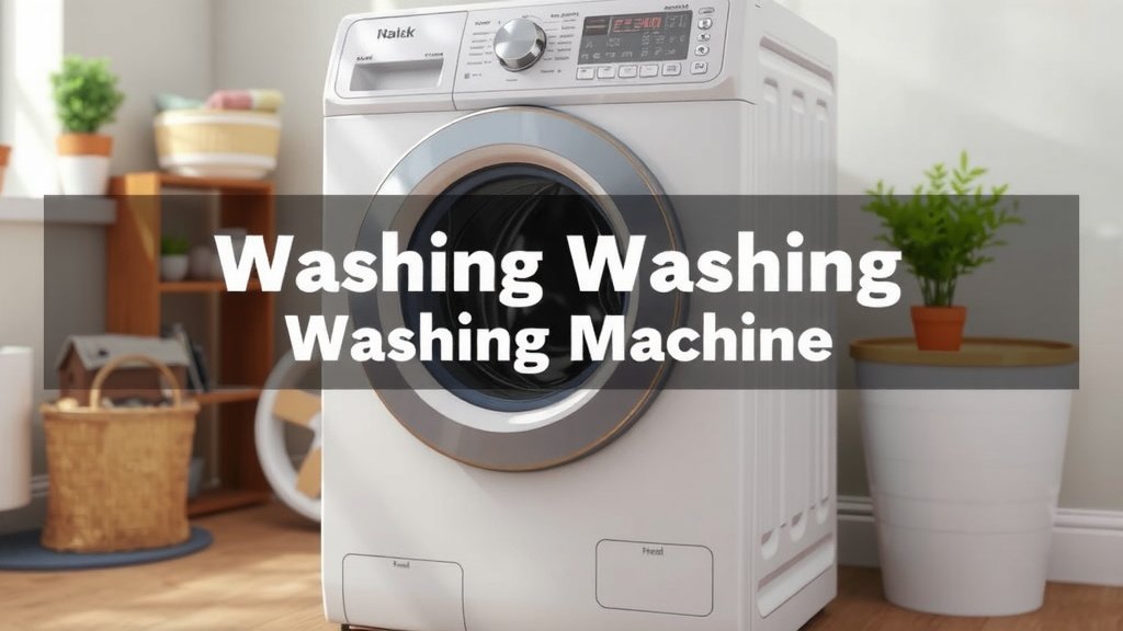 Choosing the Right Washing Machine for Your Home