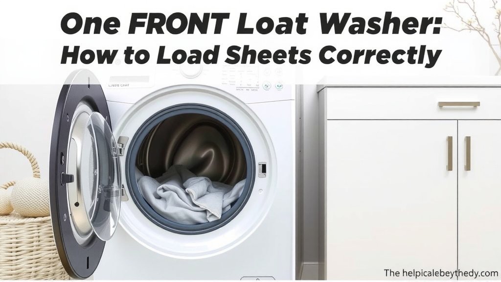 Loading Your Front Load Washer Correctly