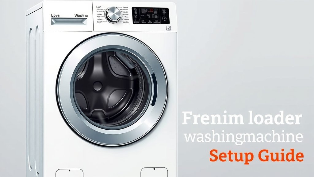 Front Loader Washing Machine Setup Guide