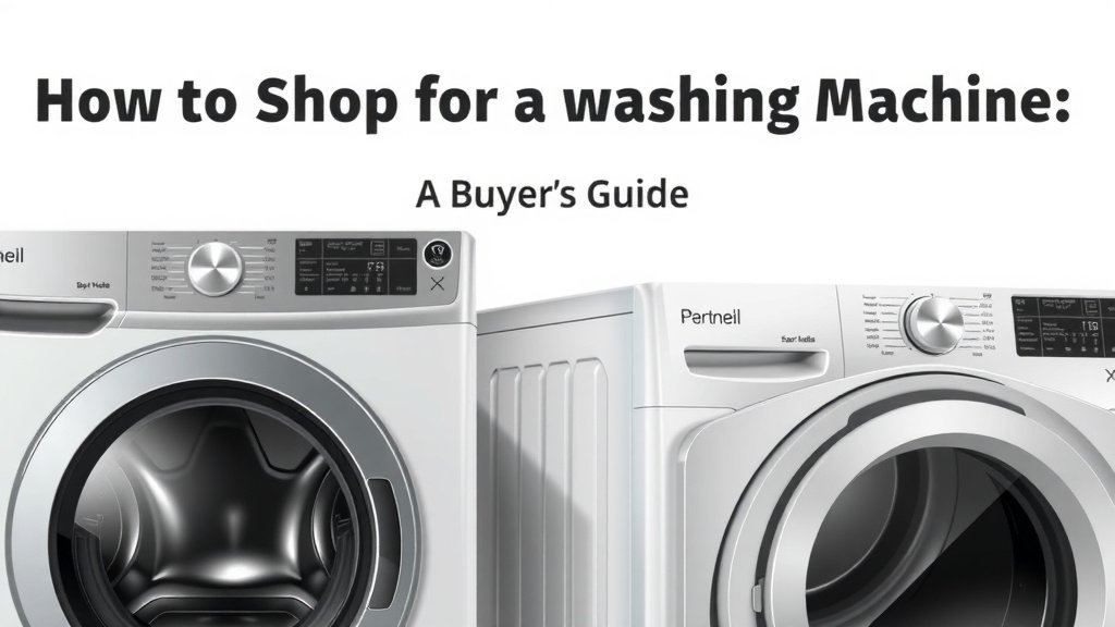 How to Shop for a Washing Machine: A Buyer's Guide