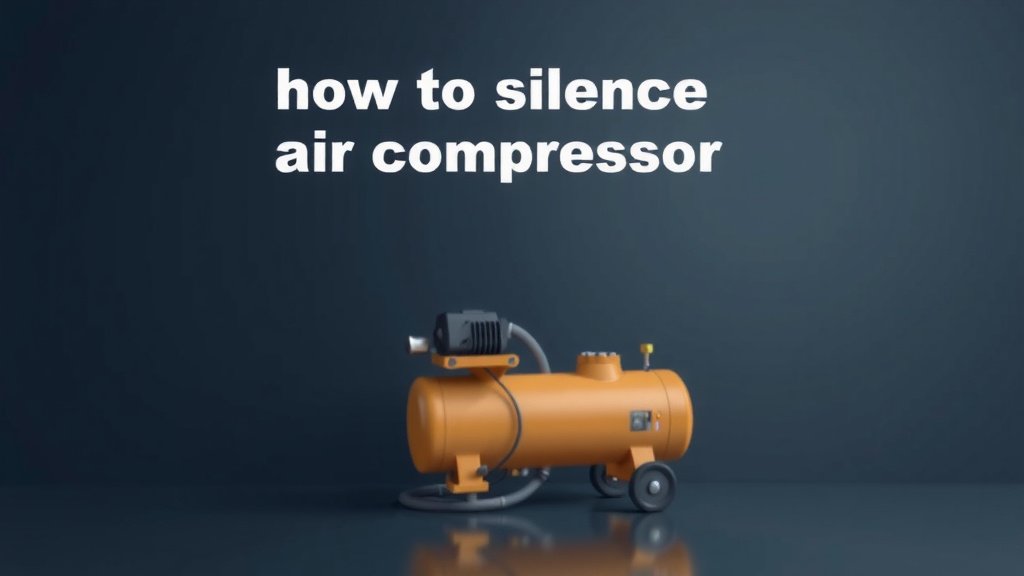 Quiet Your Air Compressor: Effective Noise Reduction Tips