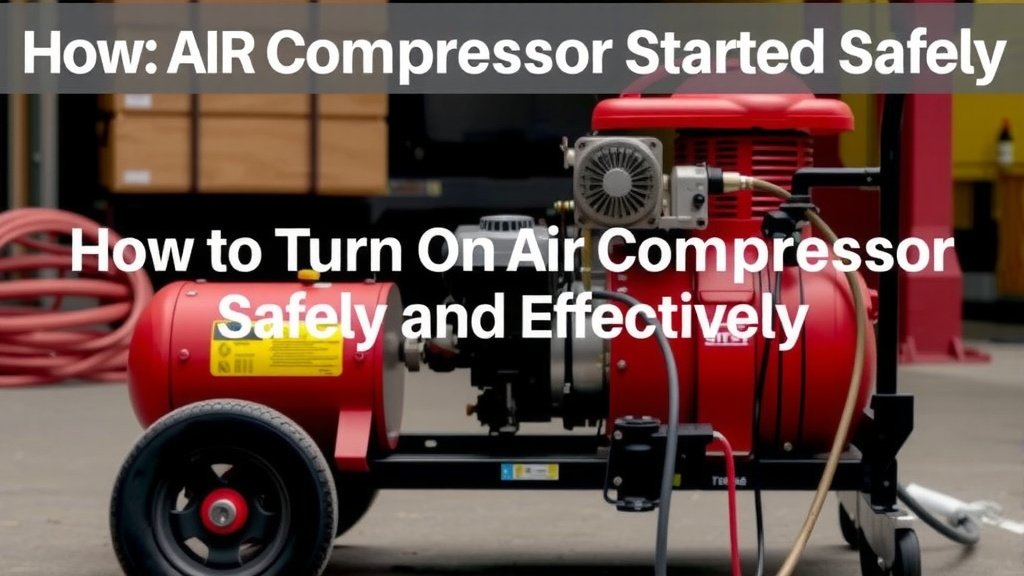Getting Your Air Compressor Started Safely
