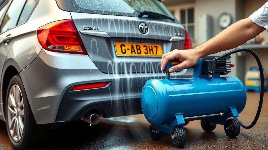 Harnessing Your Air Compressor for a Superior Car Wash