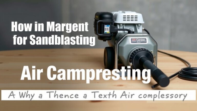 Air Compressor for Sandblasting: A Simple Guide
