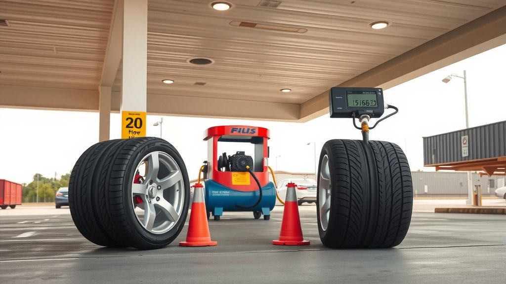 Your Guide to Using Gas Station Air Compressors for Tires