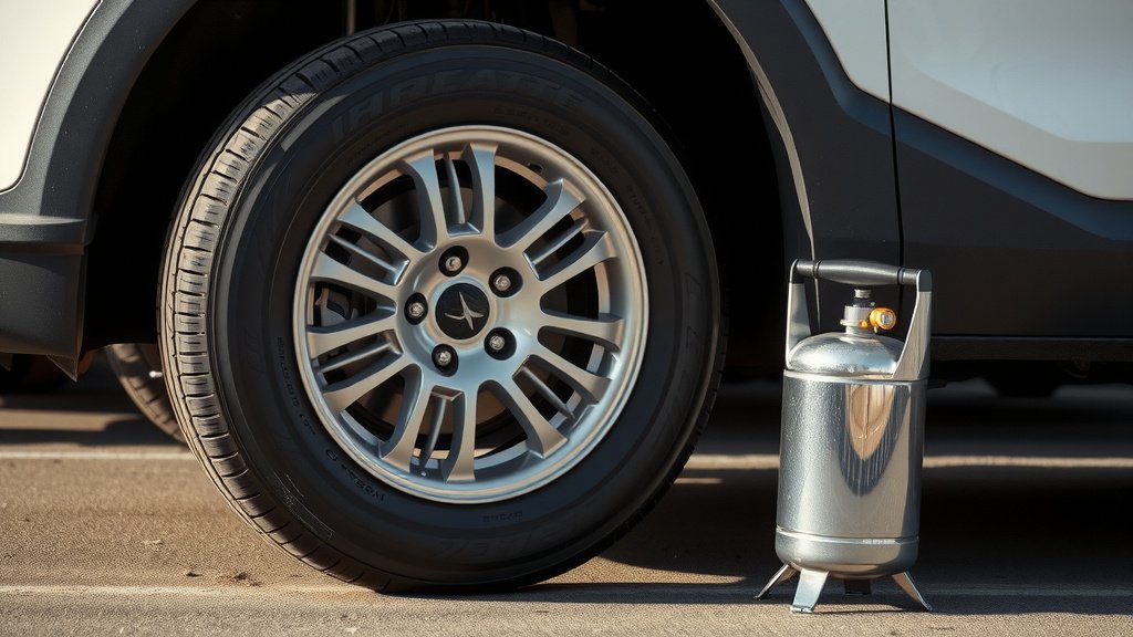 Inflating Your Car Tires Safely with an Air Compressor