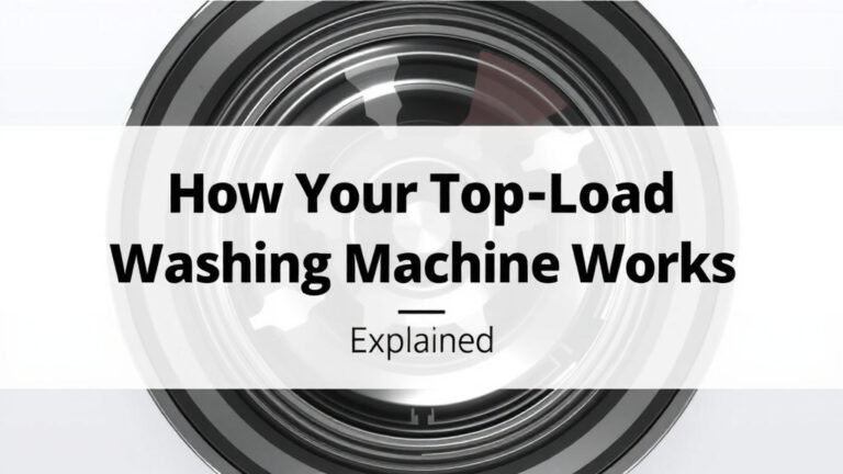 How Your Top Load Washing Machine Works Explained