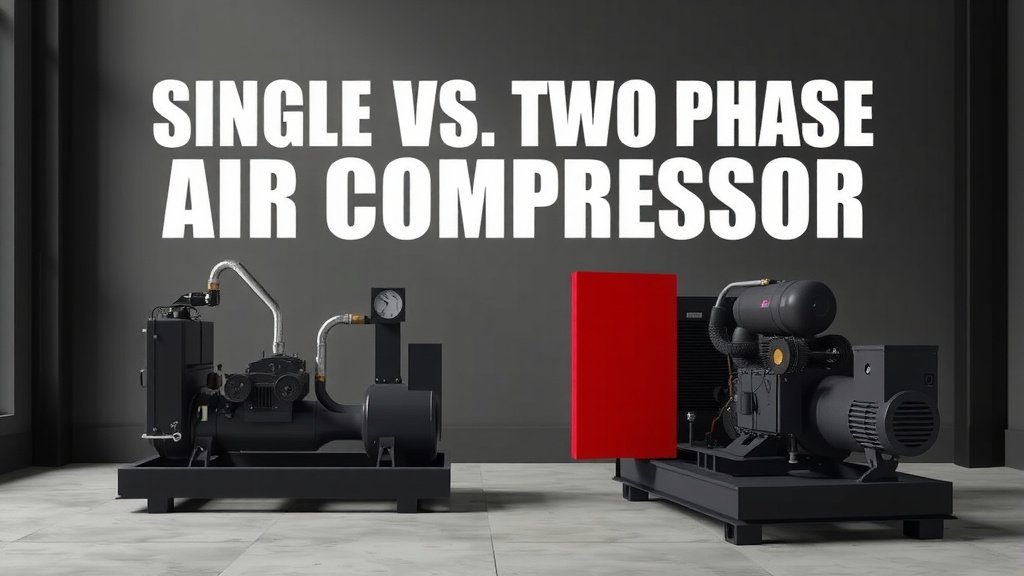 Single vs Two Phase Air Compressor: What's the Difference