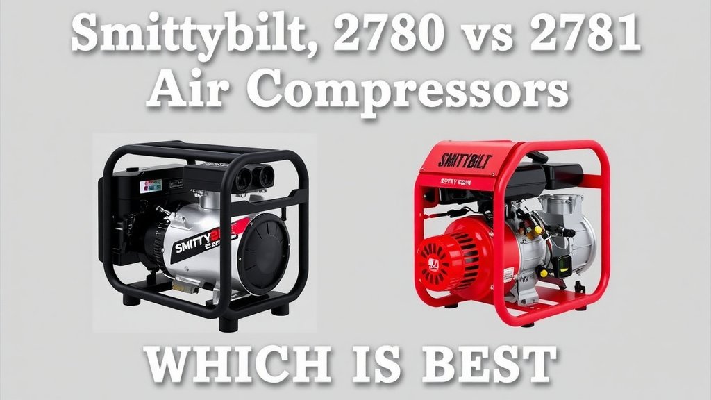 Smittybilt 2780 vs 2781 Air Compressor: Which Is Best