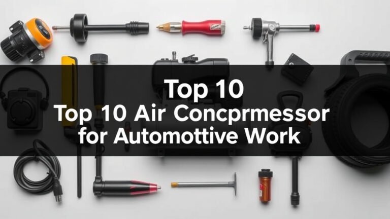 Top 10 Air Compressors for Automotive Work