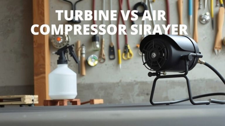 Turbine vs Air Compressor Sprayer: Which Is Best