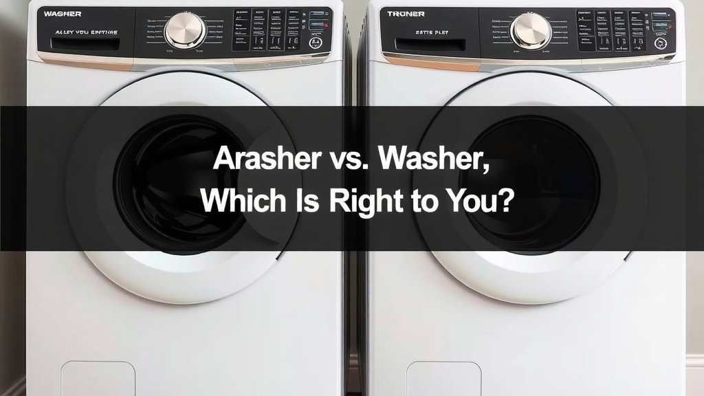 Washer vs Washer Dryer: Which is Right for You