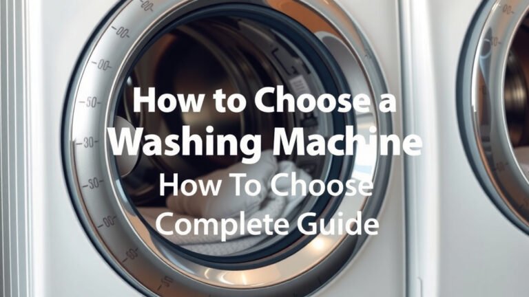 How to Choose a Washing Machine: Your Complete Guide