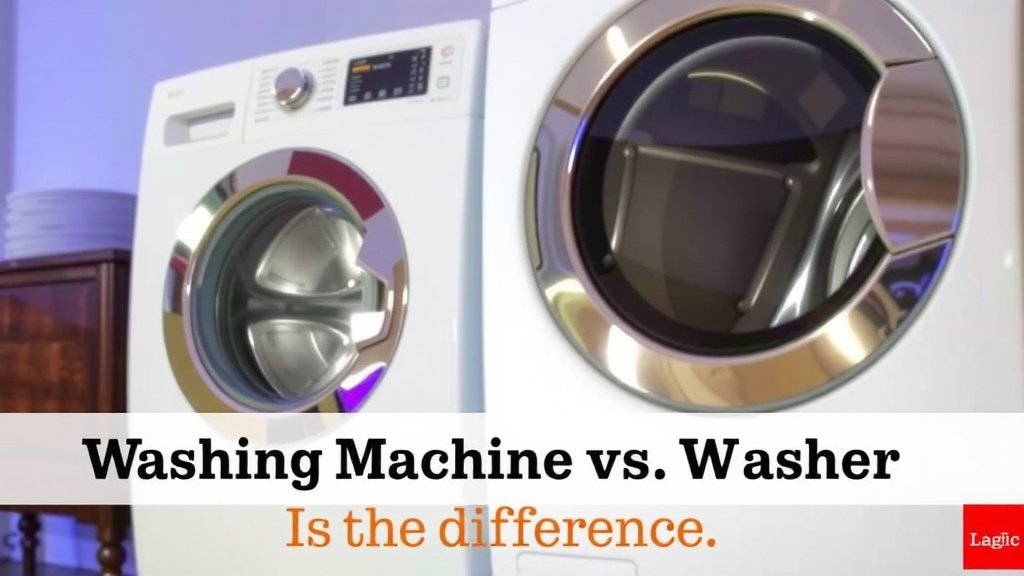 Understanding Appliance Terminology: Washer vs. Washing Machine