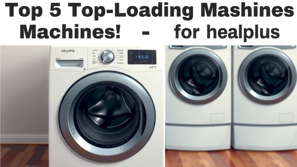 Top 5 Top-Loading Washing Machines for 2026