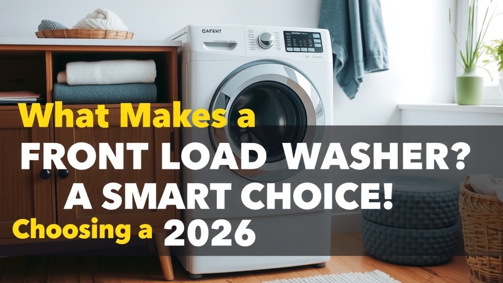 What Makes a Front Load Washer a Smart Choice?