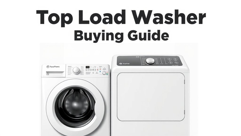 Top Load Washer Buying Guide: What's a Good Choice