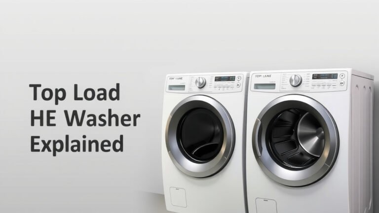 Top Load HE Washer Explained: What You Need to Know