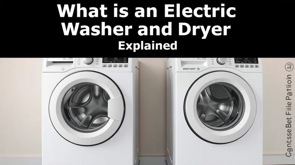 What is an Electric Washer and Dryer Explained