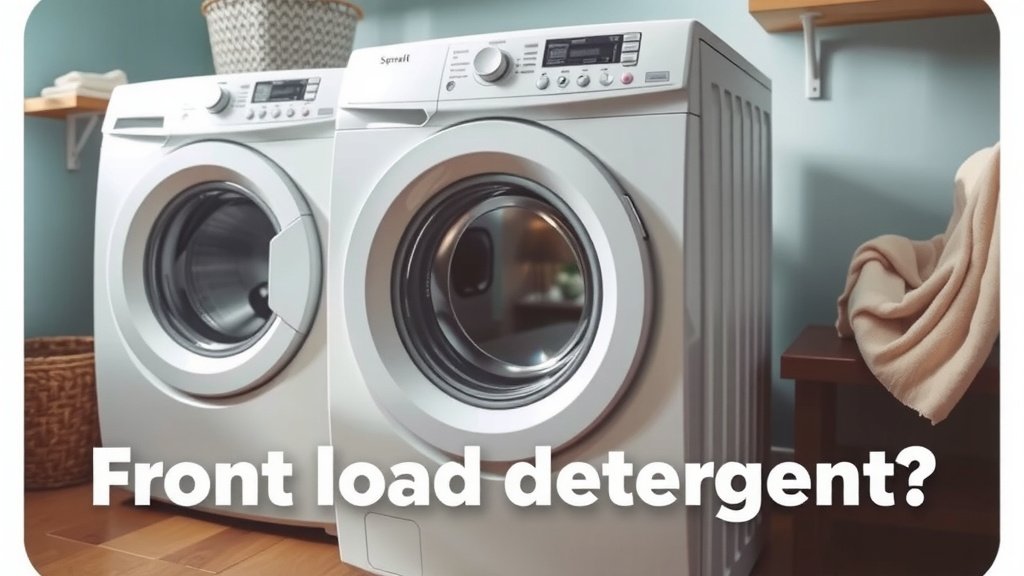 Understanding Your Front Load Washing Machine's Detergent Needs