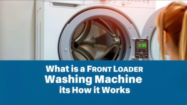 What is a Front Loader Washing Machine and How It Works