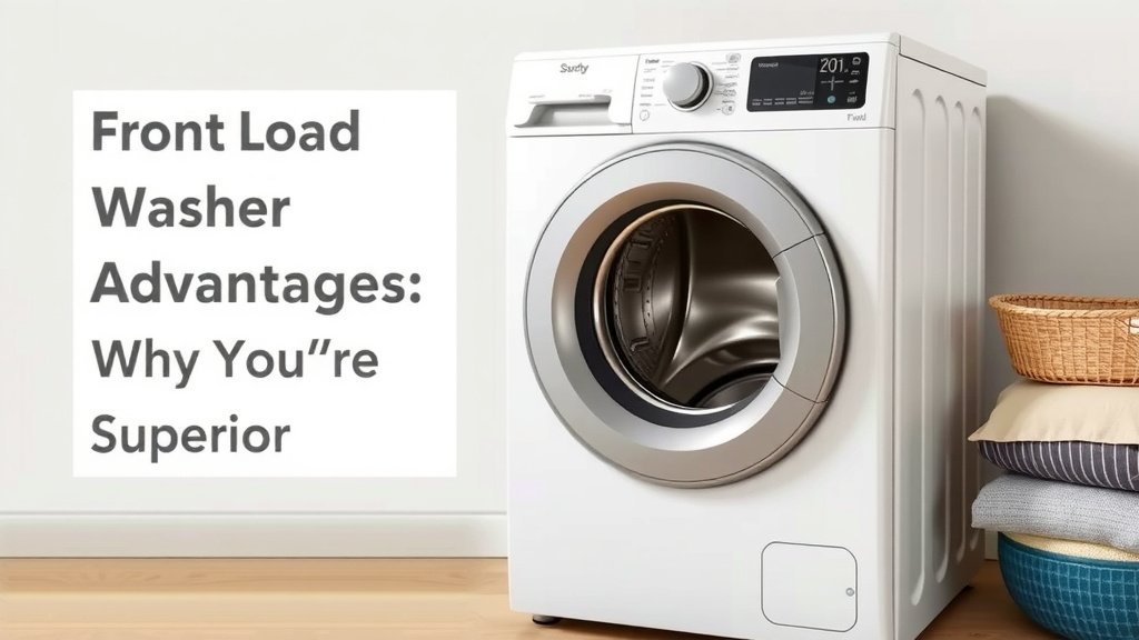 Front Load Washer Advantages: Why They're Superior