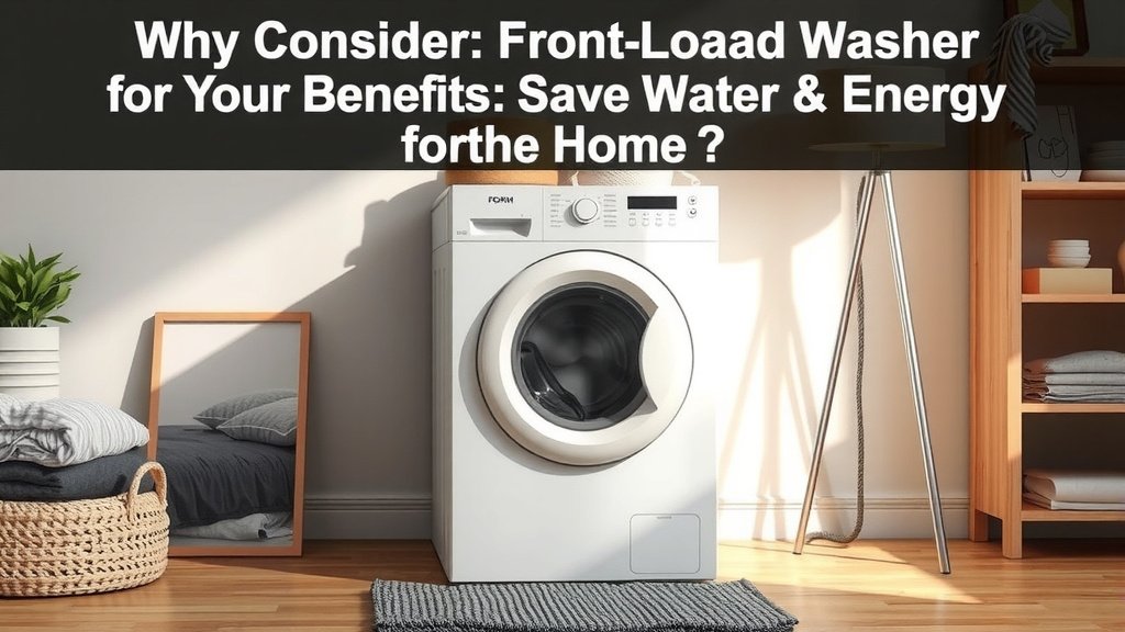 Why Consider a Front-Load Washer for Your Home?