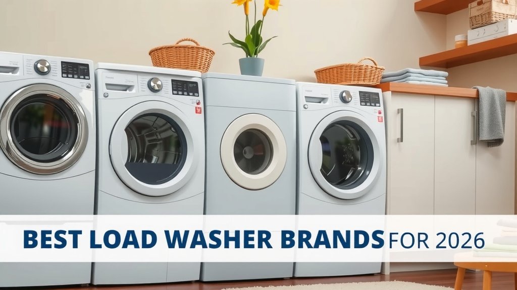 Navigating the Top Front Load Washer Brands for Your Home