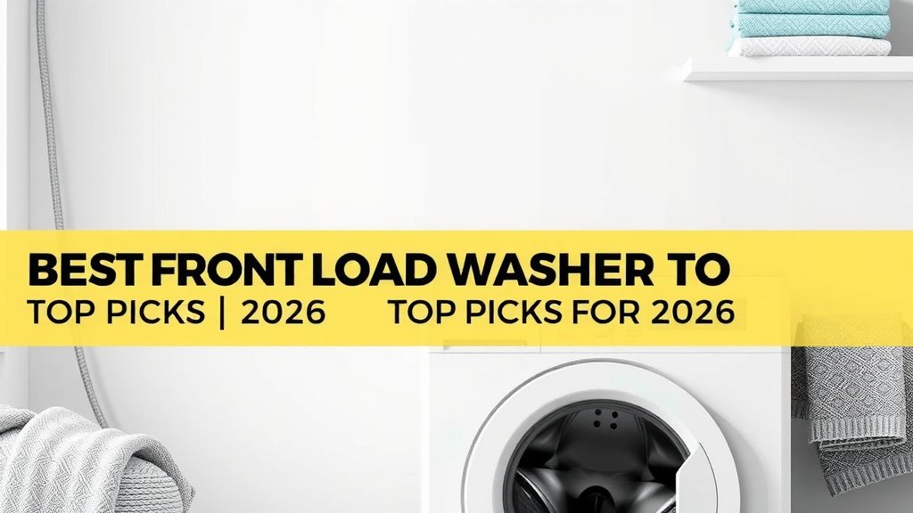Best Front Load Washer to Buy: Top Picks for 2026