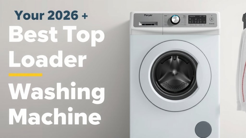 Best Top Loader Washing Machine: Your 2026 Buying Guide