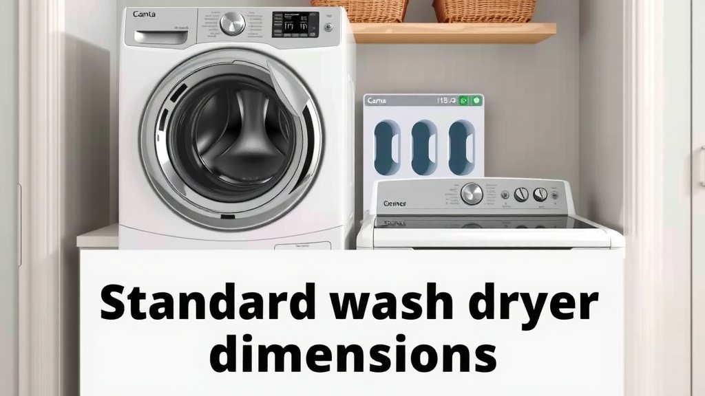 Understanding Standard Washer and Dryer Dimensions