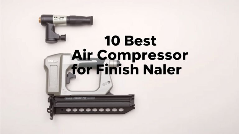 10 Best Air Compressors for Finish Nailers
