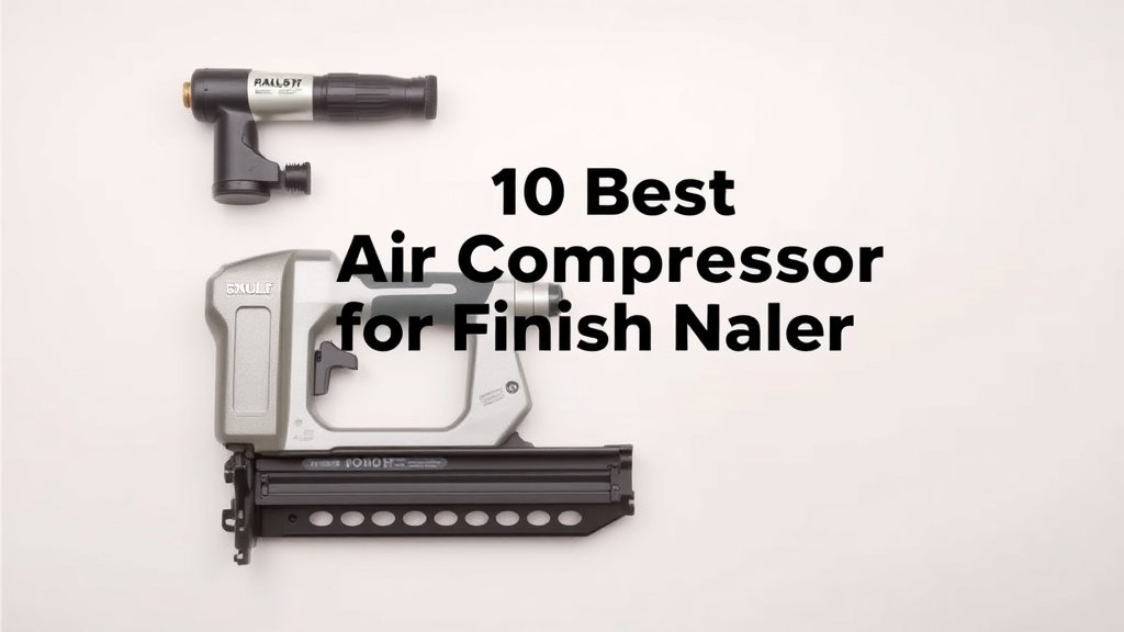 10 Best Air Compressors for Finish Nailers