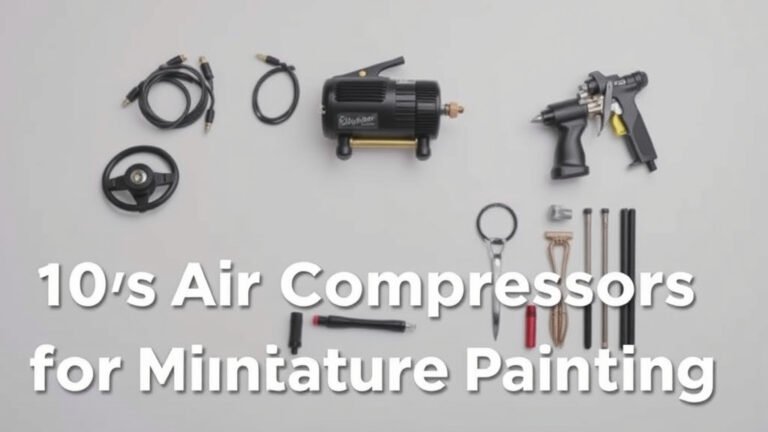 10 Best Air Compressors for Miniature Painting