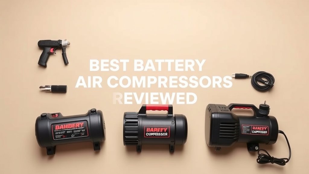 10 Best Battery Air Compressors Reviewed