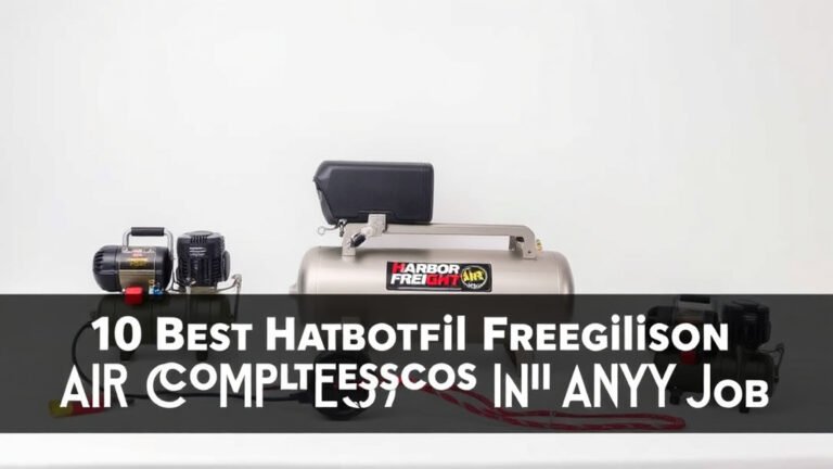 10 Best Harbor Freight Air Compressors for Any Job