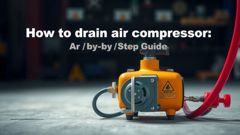 How to Drain Your Air Compressor: A Step-by-Step Guide
