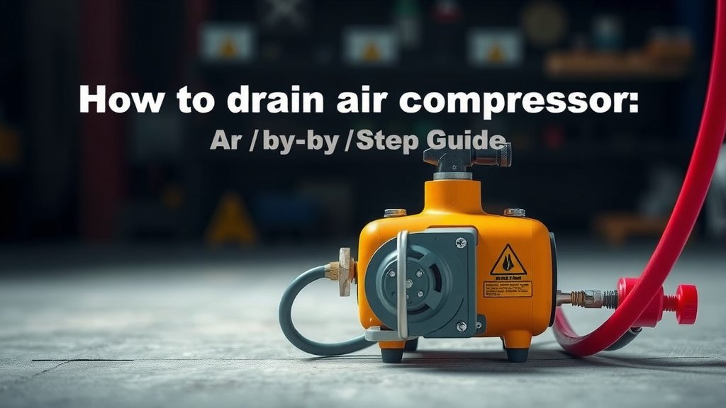 How to Drain Your Air Compressor: A Step-by-Step Guide